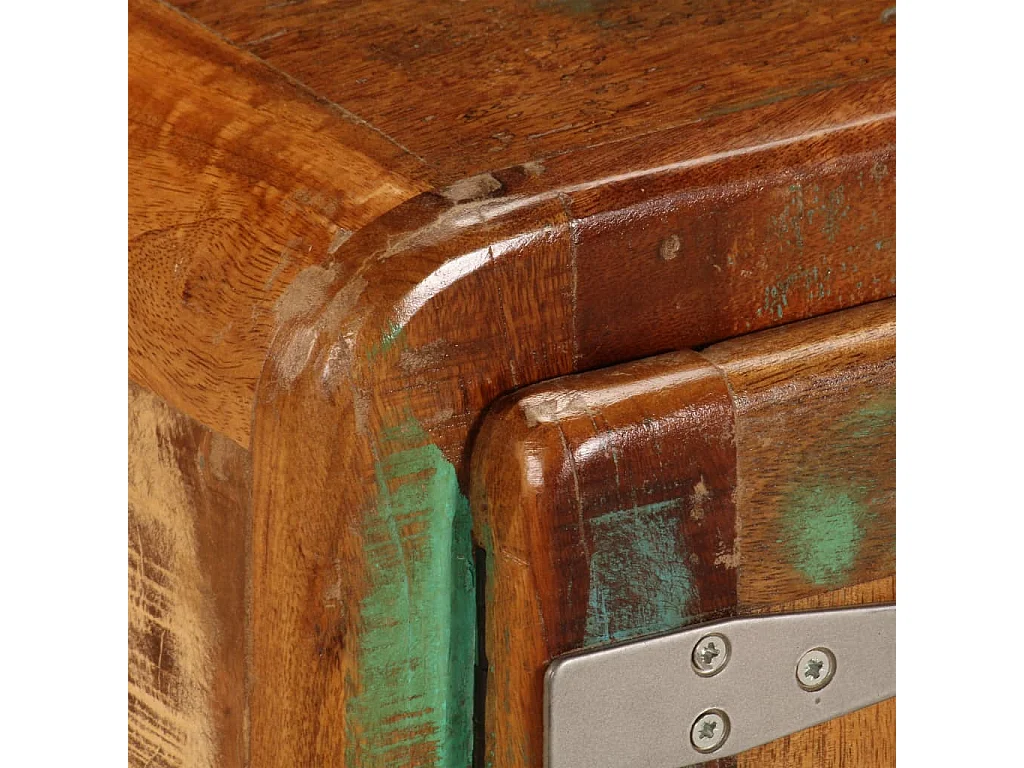 Table basse 85 x 55 x 40 cm Bois de récupération massif