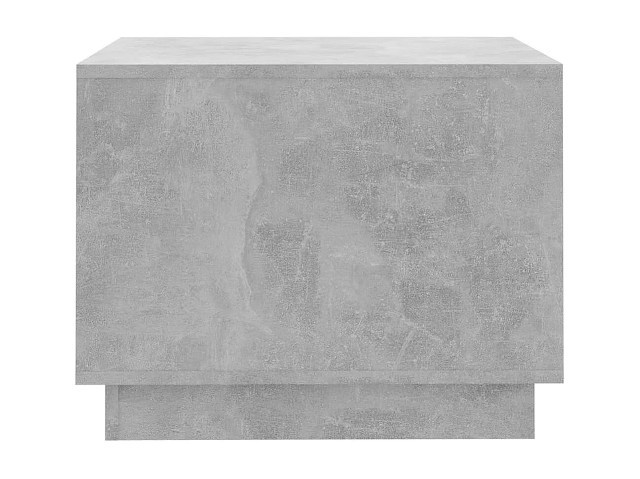 Mesa de centro 55x55x43 cm aglomerado cinzento cimento