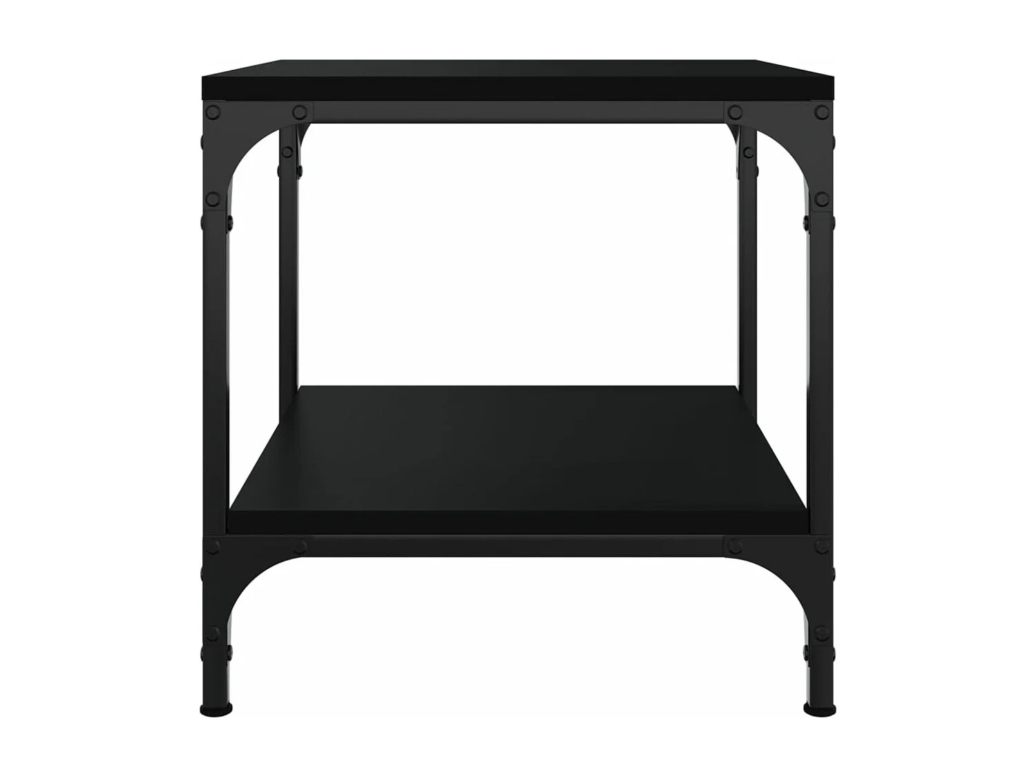 Table d'appoint Noir 40x40x40 cm Bois d'ingénierie