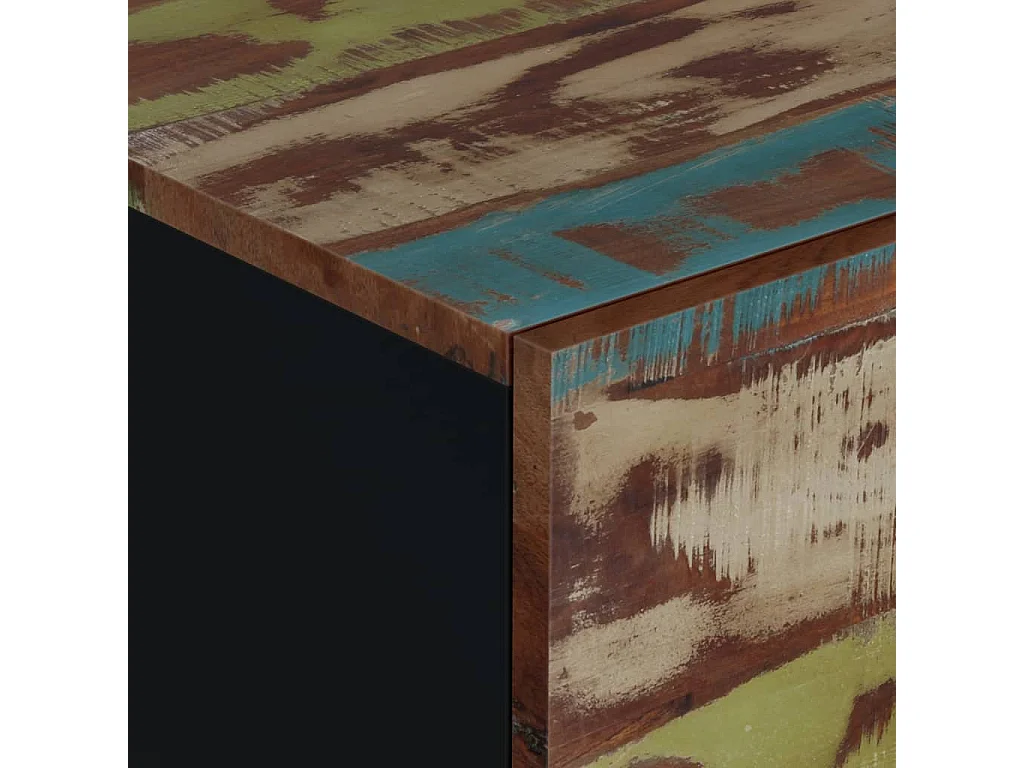 Mesa de centro 80x50x40 cm madeira recuperada/derivados madeira