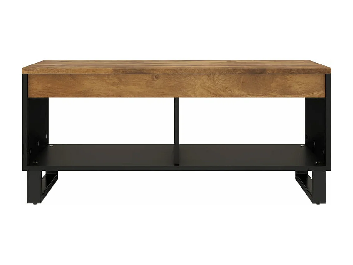 Mesa de centro 90x50x40 cm madeira de mangueira maciça