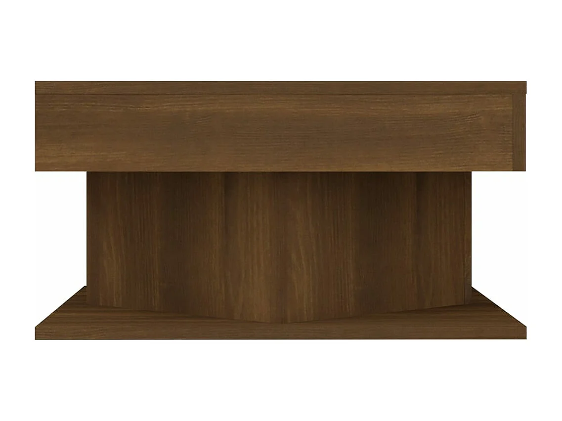 Table basse Chêne marron 57x57x30 cm Bois d'ingénierie