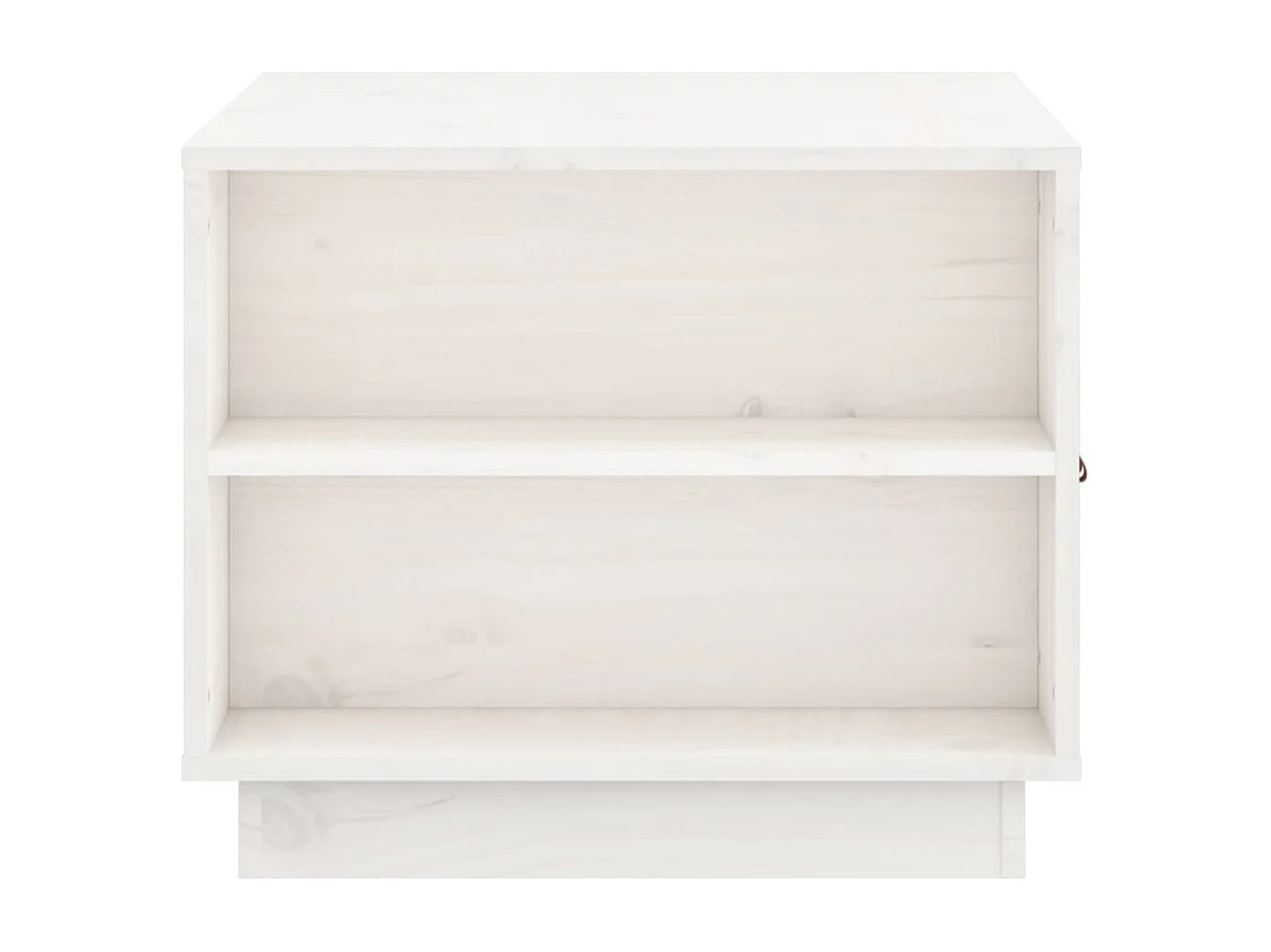 Table basse Blanc 100x50x41 cm Bois massif de pin