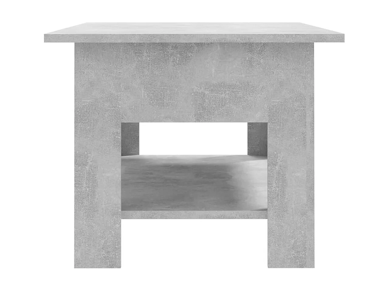 Table basse Gris béton 102x55x42 cm Aggloméré