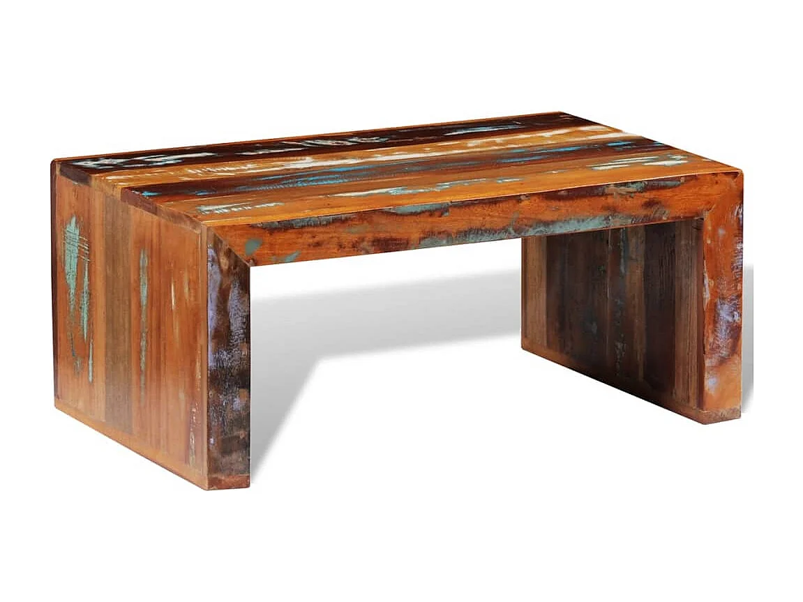 Mesa de centro, madeira reciclada