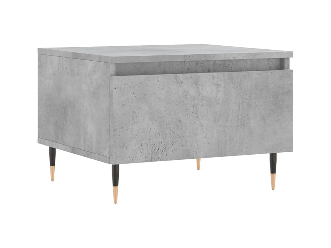 Mesas centro 2 unidades madera ingeniería gris hormigón 50x46x35 cm