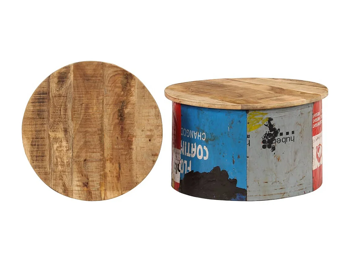 Tables basses 2 pièces Bois solide de manguier
