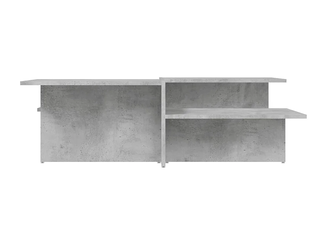 Tables basses 2 pièces gris béton bois d'ingénierie