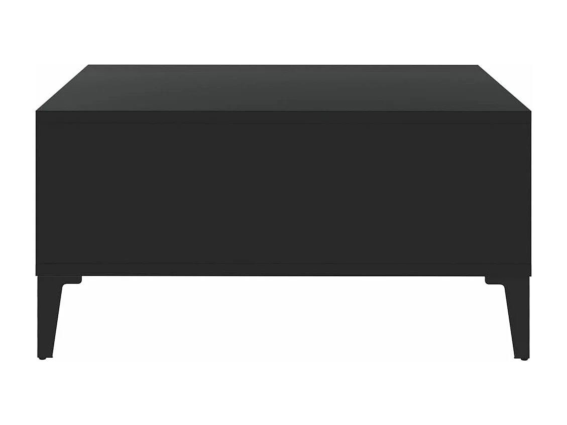 Table basse Noir 60x60x30 cm Aggloméré
