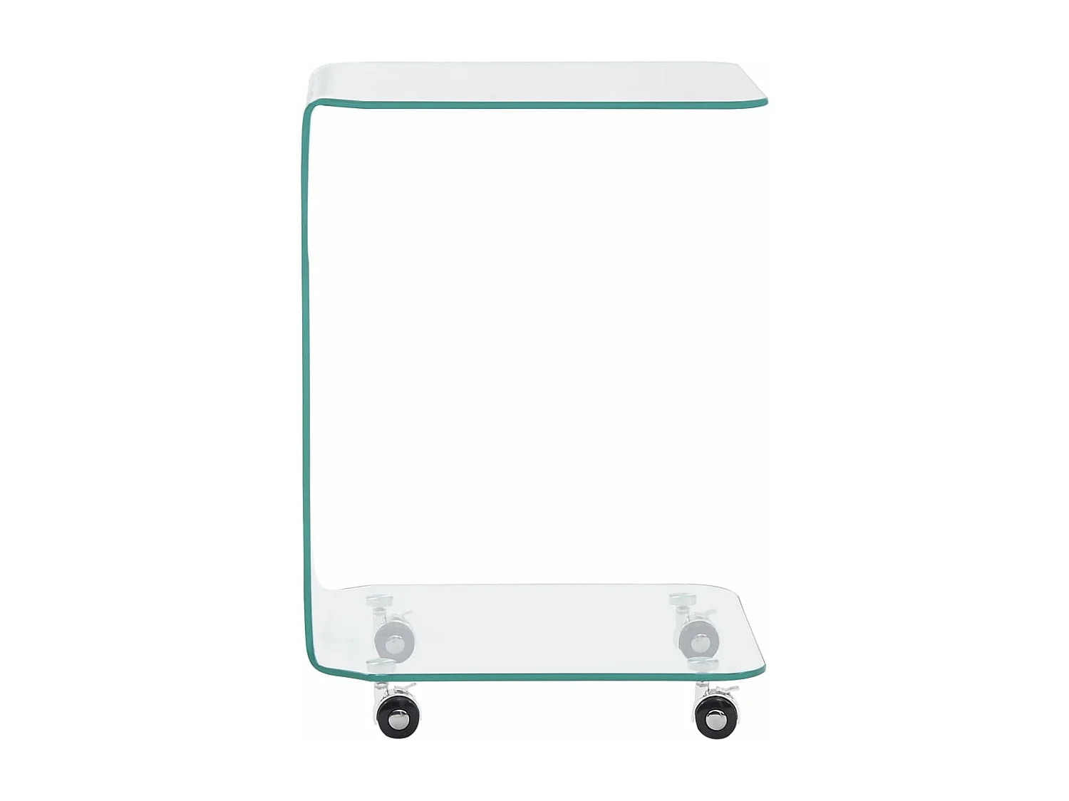 Table basse 45 x 40 x 63 cm Verre trempé