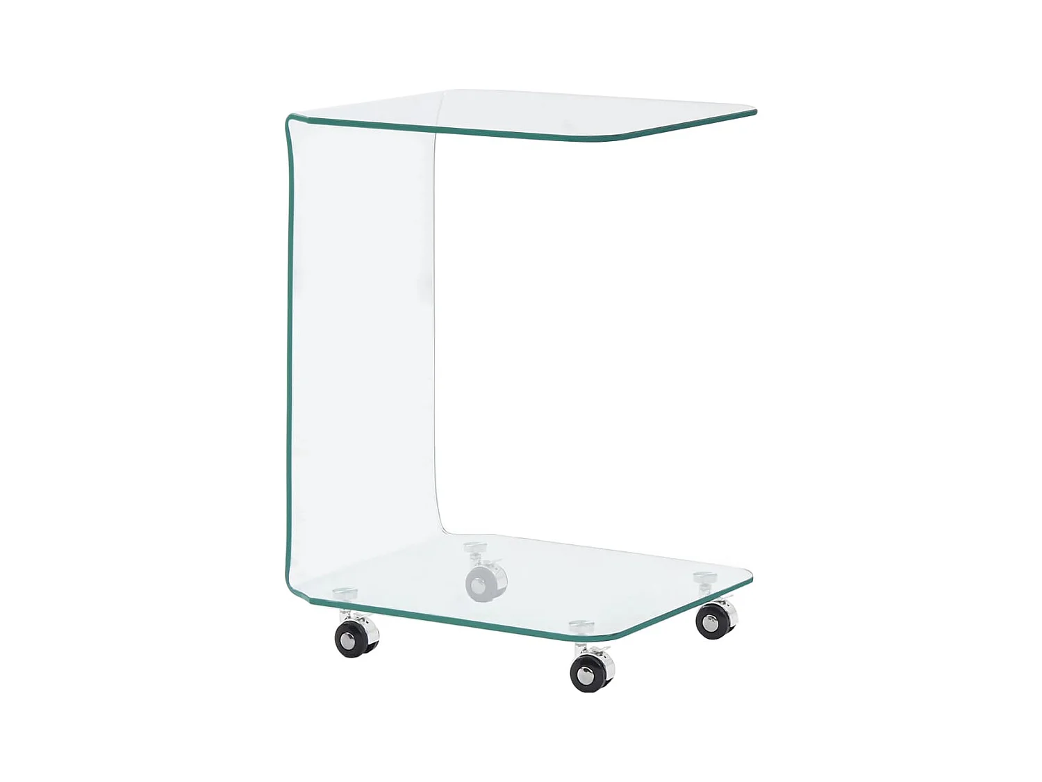 Table basse 45 x 40 x 63 cm Verre trempé