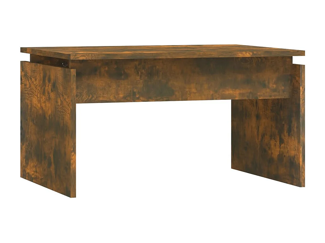 Table basse Chêne fumé 68x50x38 cm Bois d'ingénierie