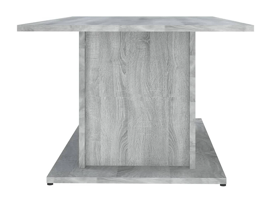 Table basse Sonoma gris 102x55,5x40 cm Aggloméré