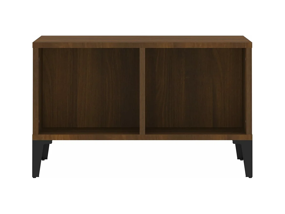 Table basse Chêne marron 60x50x36,5 cm Bois d'ingénierie