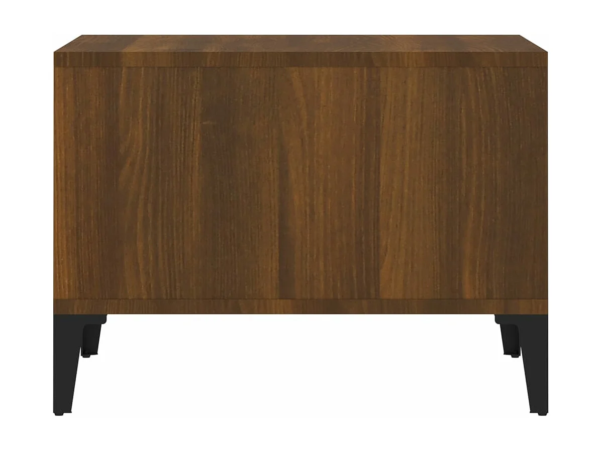 Mesa de centro 60x50x36,5cm derivados madeira carvalho castanho