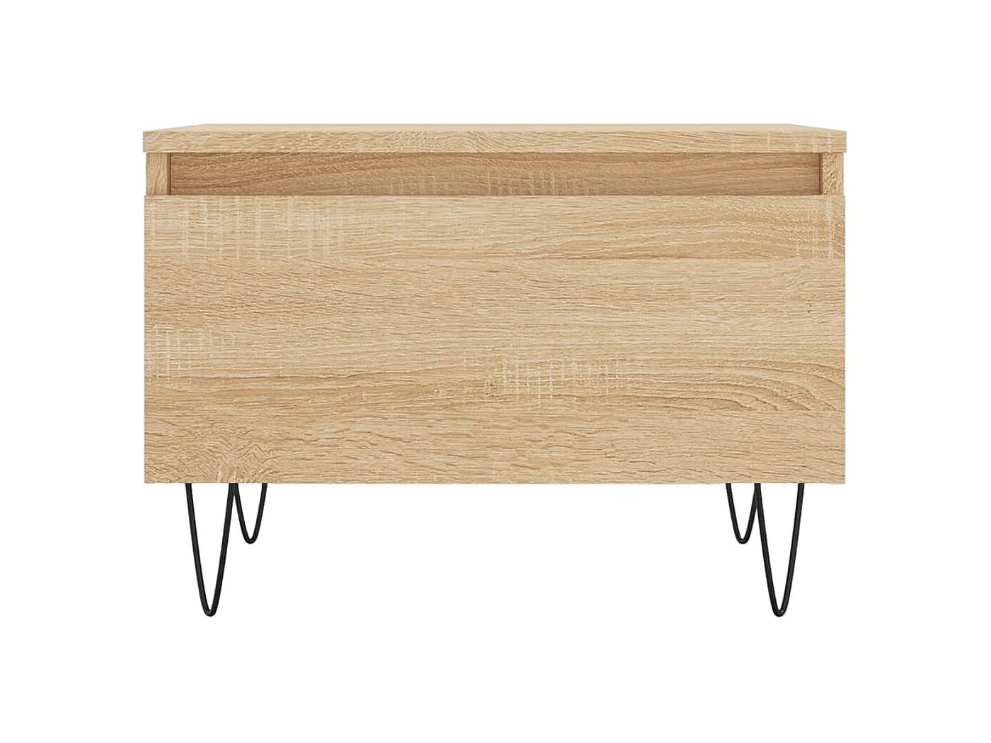 Table basse chêne sonoma 50x46x35 cm bois d'ingénierie