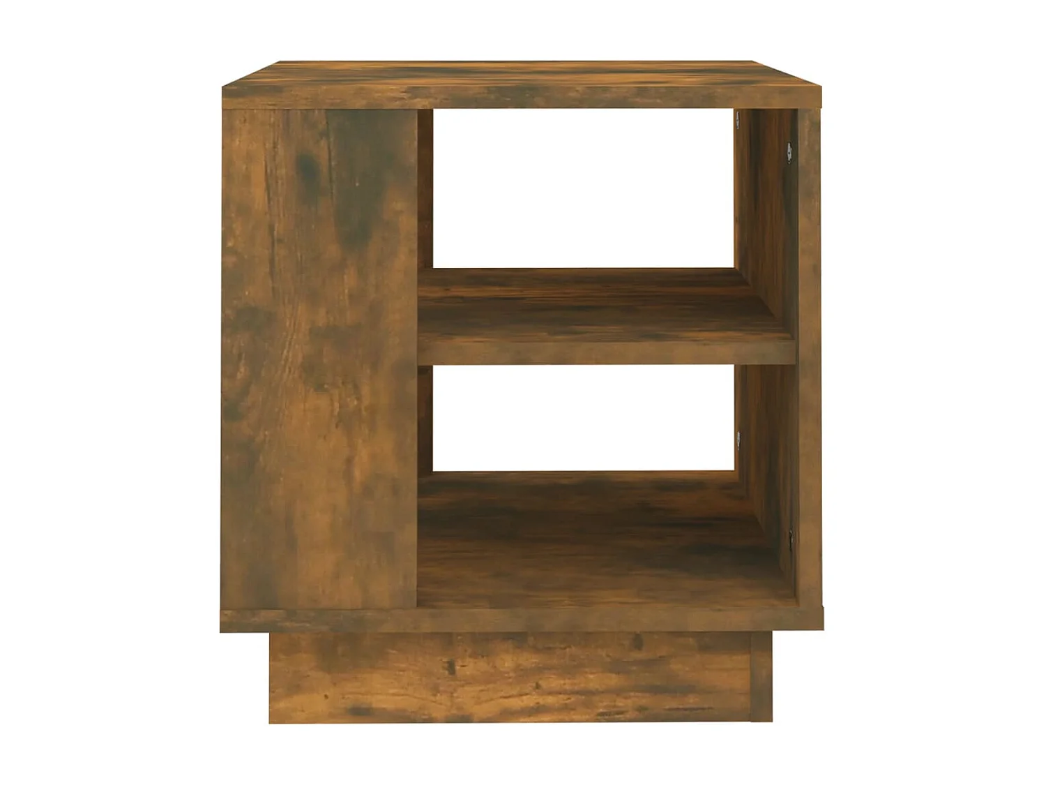 Table basse Chêne fumé 40x40x43 cm Bois d'ingénierie