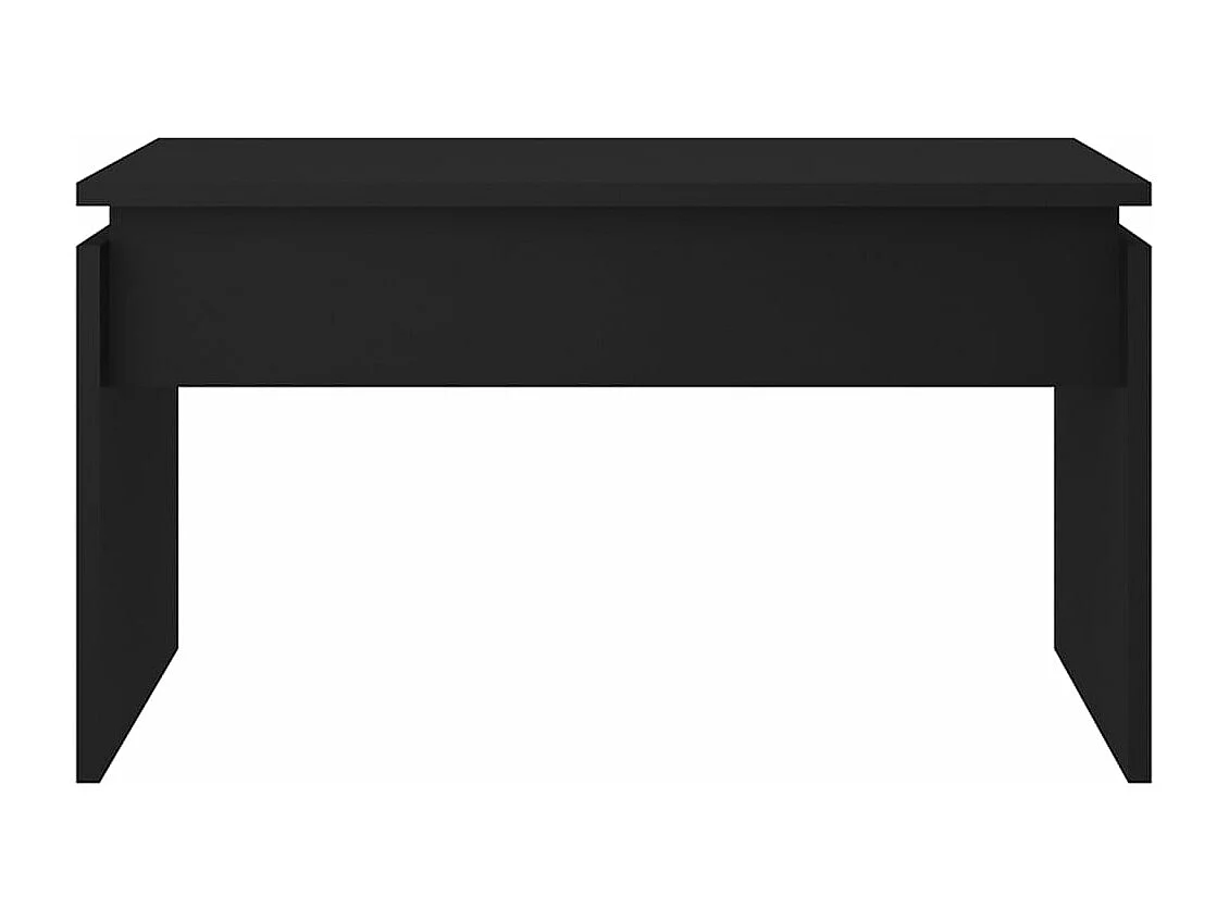 Table basse Noir 68x50x38 cm Aggloméré