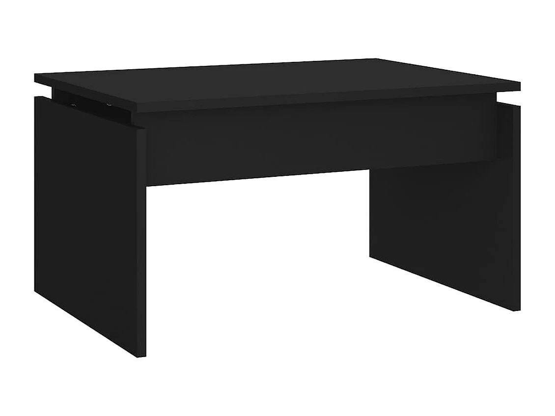 Salontafel 68x50x38 cm bewerkt hout zwart