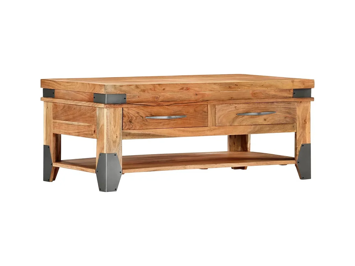 Table basse 110x52x45 cm Bois d'acacia solide