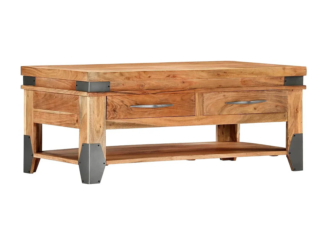 Table basse 110x52x45 cm Bois d'acacia solide