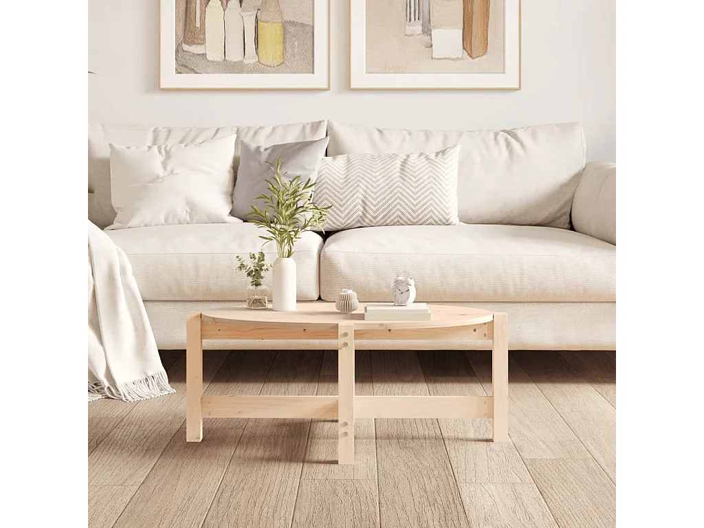 Salontafel 87x48x35 cm massief grenenhout