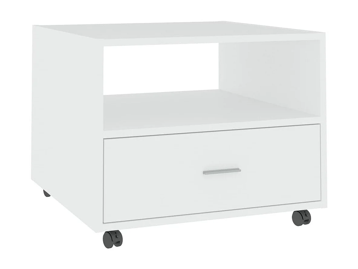 Mesa de centro 55x55x40 cm derivados de madeira branco