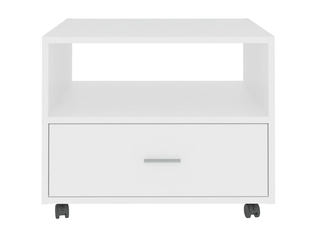 Mesa de centro 55x55x40 cm derivados de madeira branco