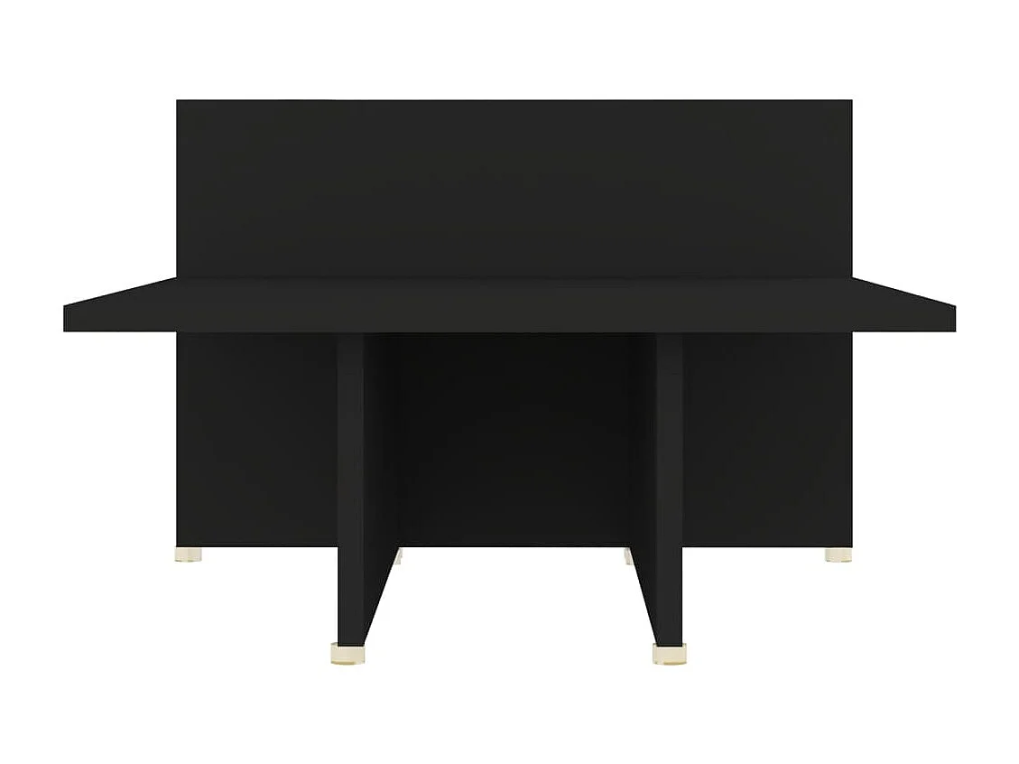 Table basse Noir 111,5x50x33 cm Bois d'ingénierie