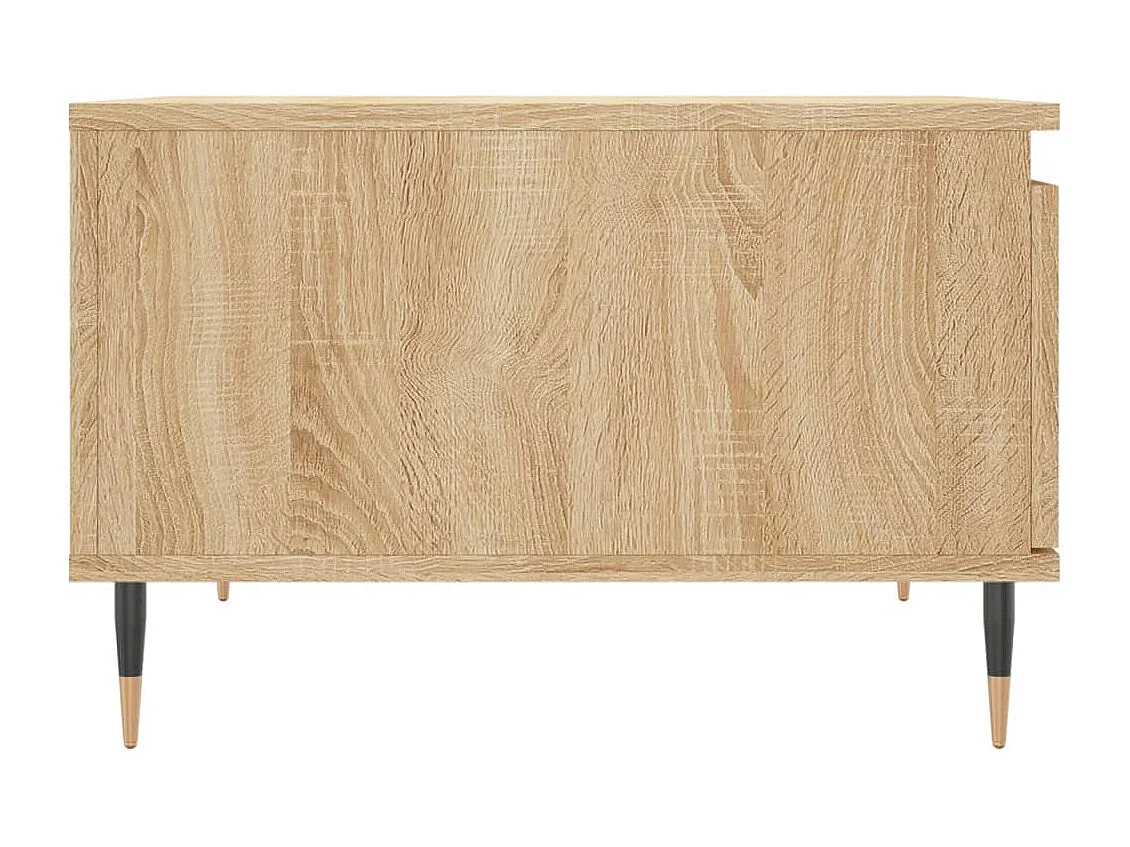 Table basse chêne sonoma 55x55x36,5 cm bois d'ingénierie