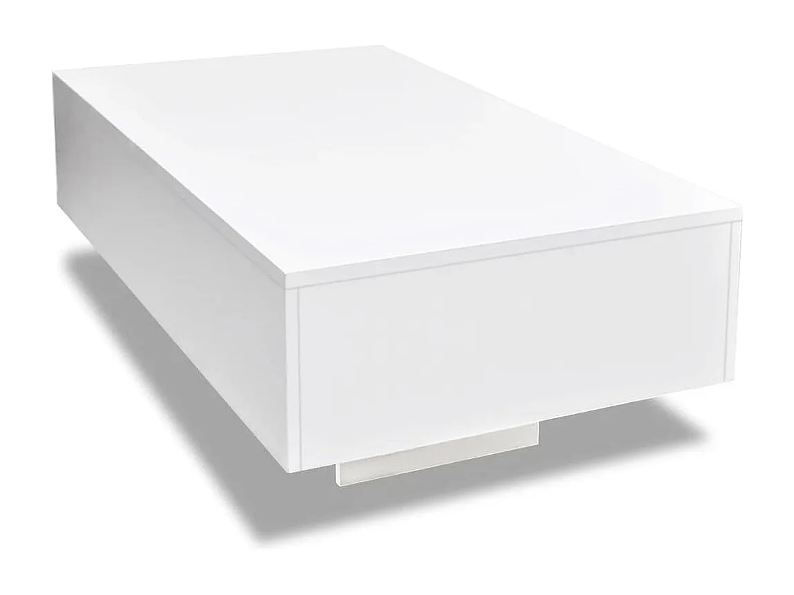 Table basse Haute brillance Blanche