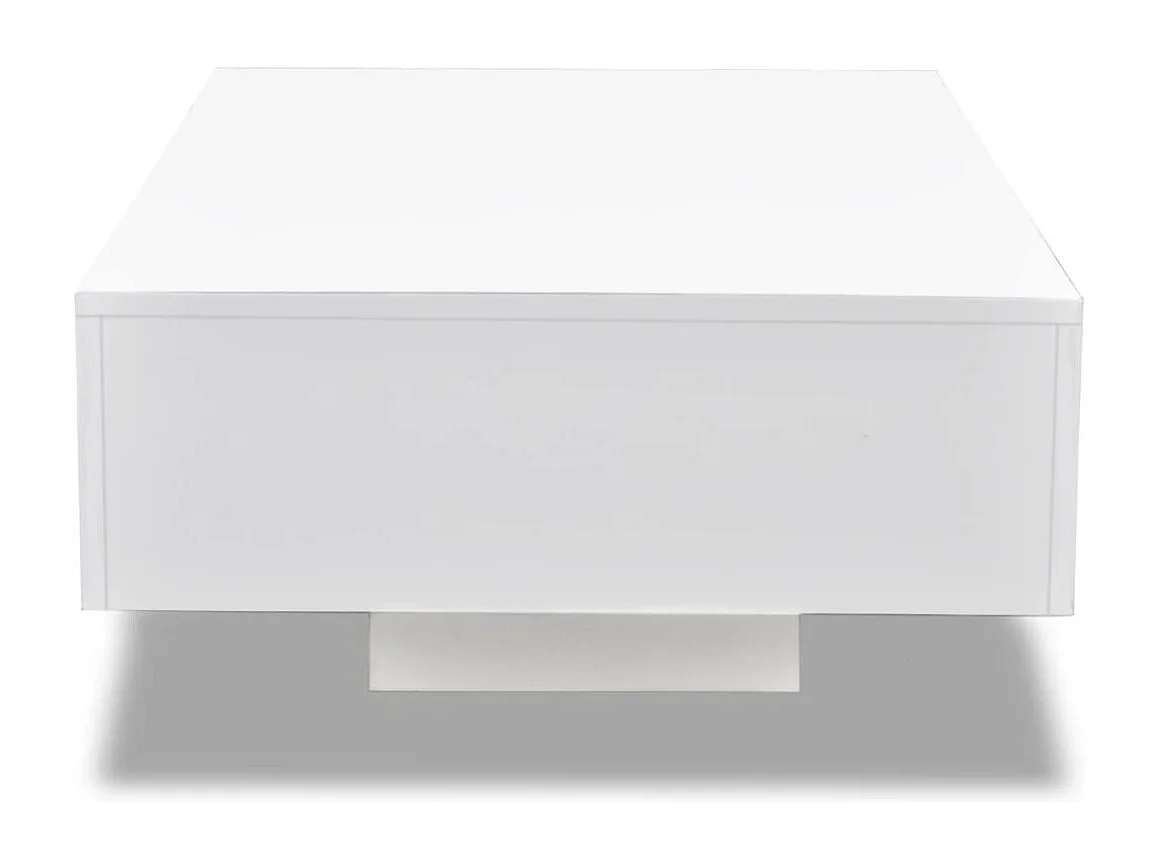 Table basse Haute brillance Blanche