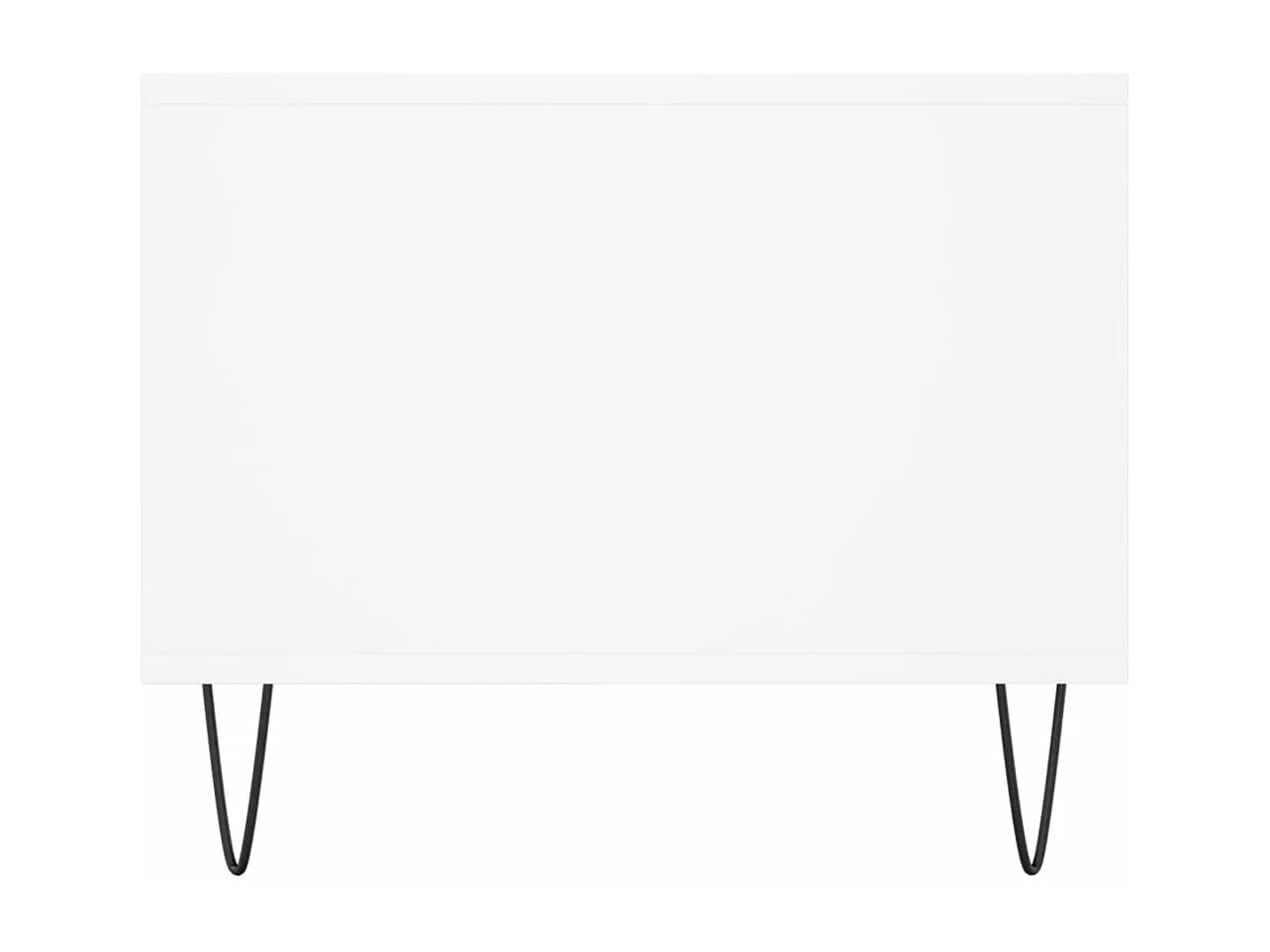 Salontafel 90x50x40 cm bewerkt hout wit