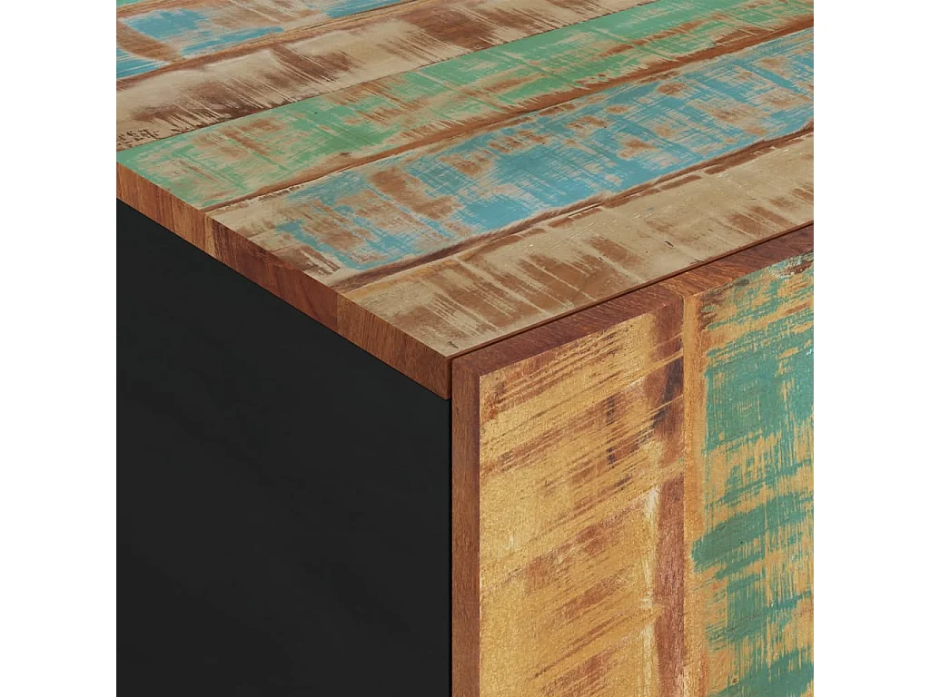 Table basse 100x54x40 cm bois de récupération et d'ingénierie