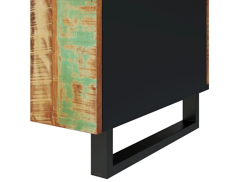 Table basse 100x54x40 cm bois de récupération et d'ingénierie