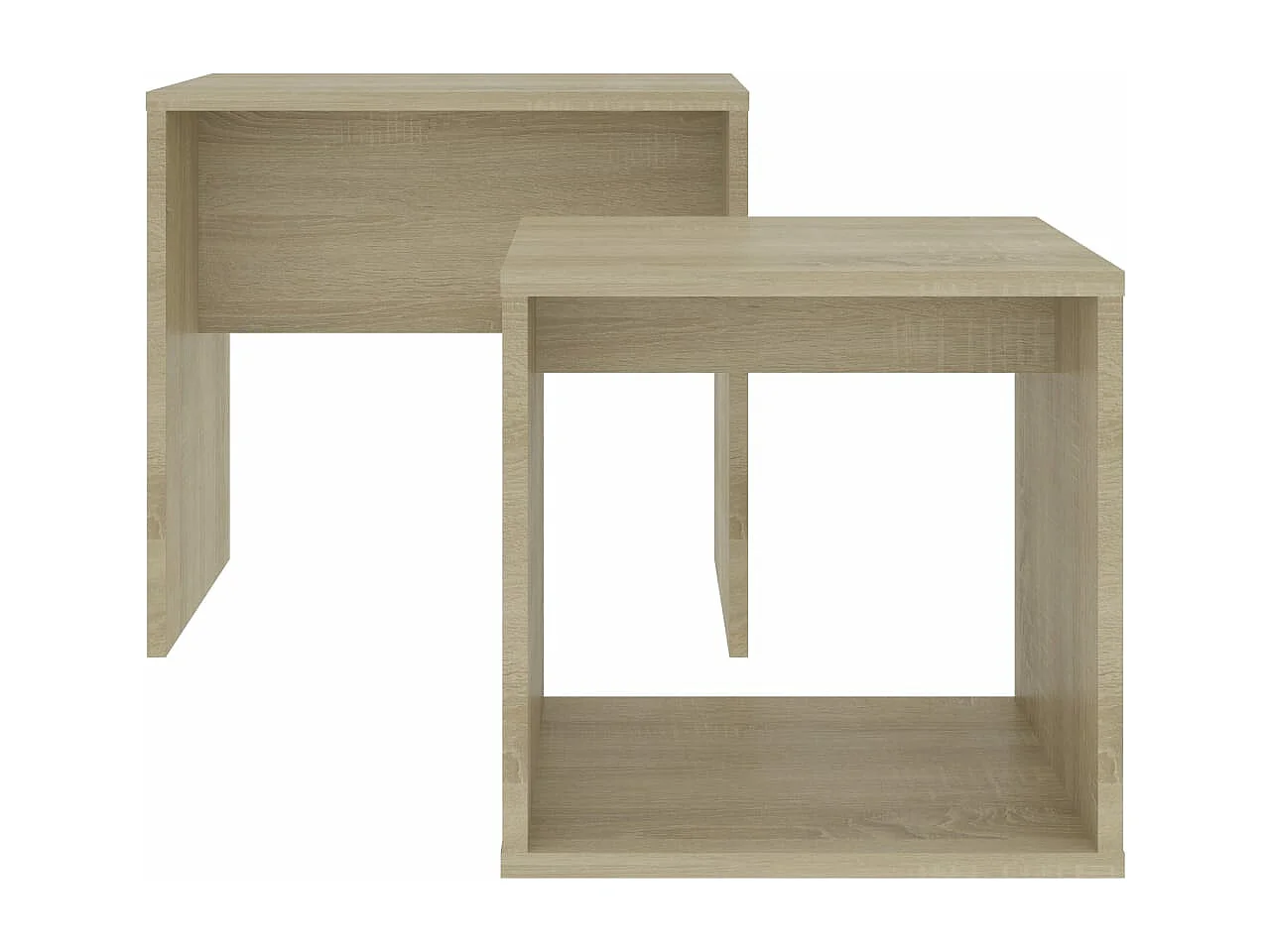 Ensemble de tables basses Chêne sonoma 48x30x45 cm Aggloméré