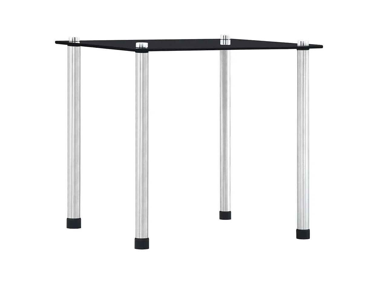 Tables gigognes 3 pièces Noir Verre trempé