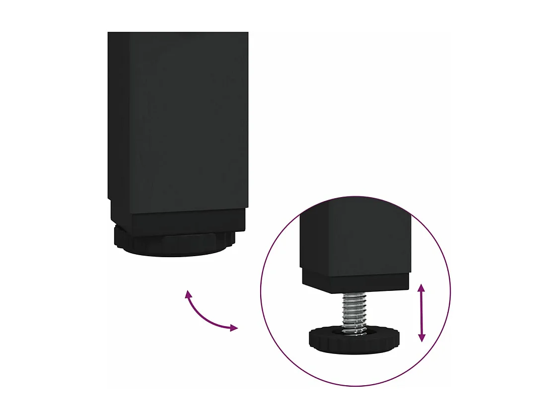 Tables basses gigognes 3 pièces chêne fumé bois d'ingénierie