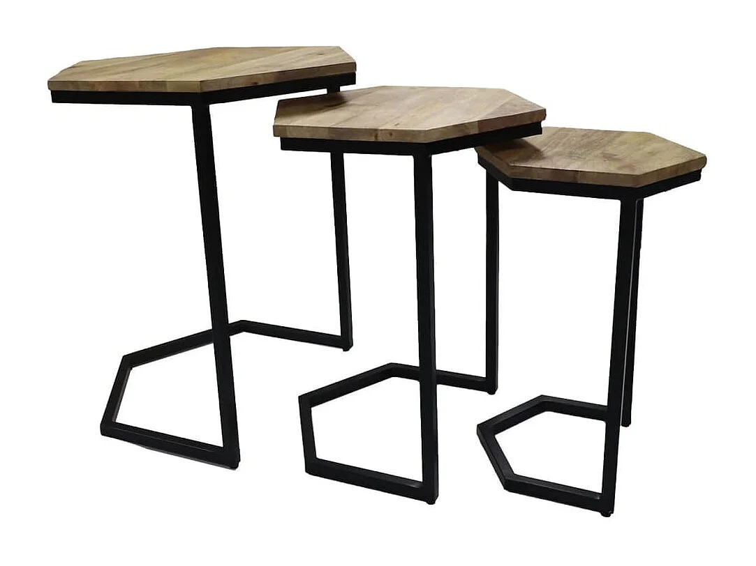 Ensemble de tables basses 3 pièces