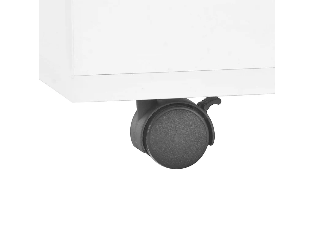 Table basse Blanc brillant 120 x 60 x 35 cm