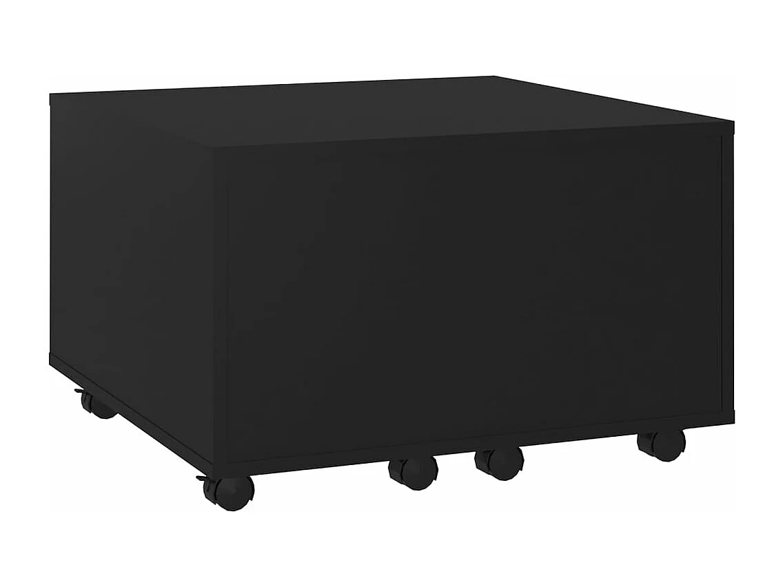 Table basse Noir 60x60x38 cm Aggloméré