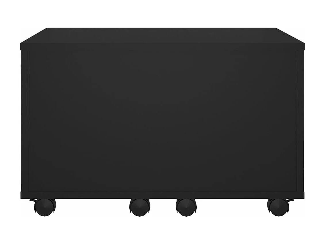 Table basse Noir 60x60x38 cm Aggloméré