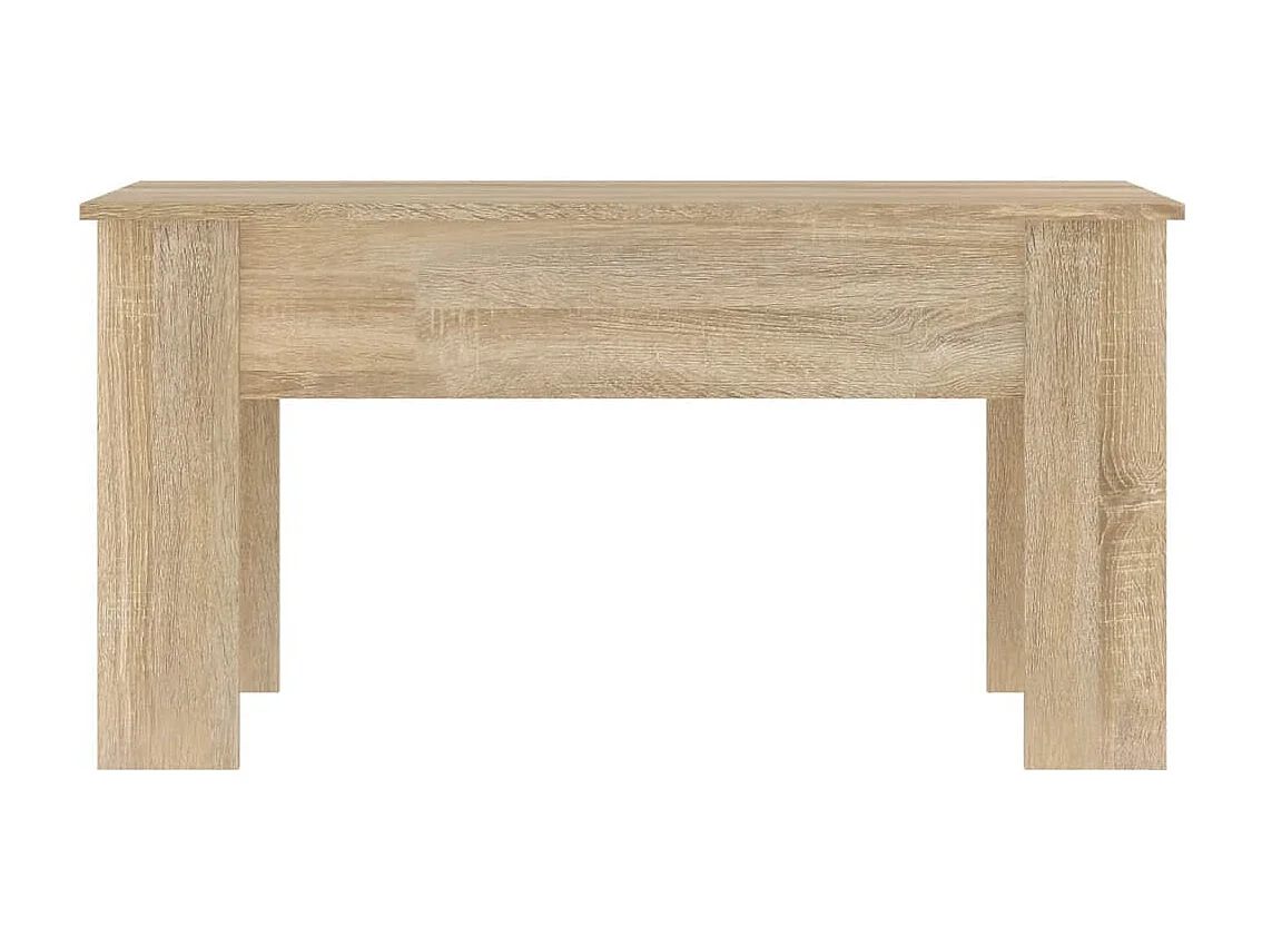 Mesa de centro madera contrachapada roble Sonoma 101x49x52 cm