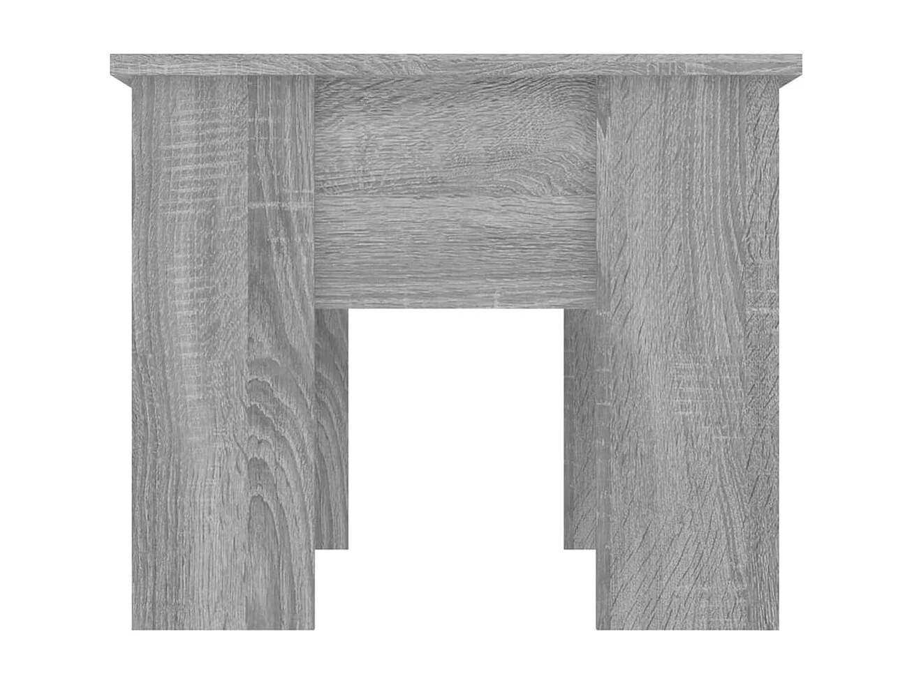 Mesa de centro madera contrachapada gris Sonoma 79x49x41 cm