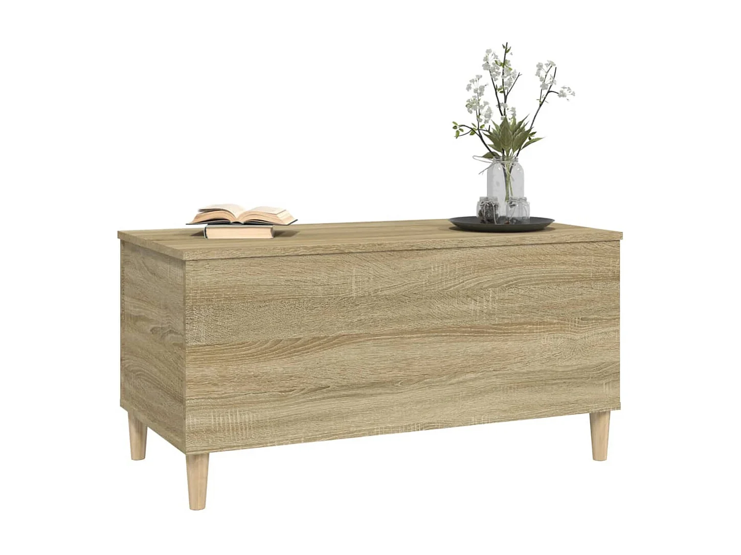 Table basse Chêne sonoma 90x44,5x45 cm Bois d'ingénierie