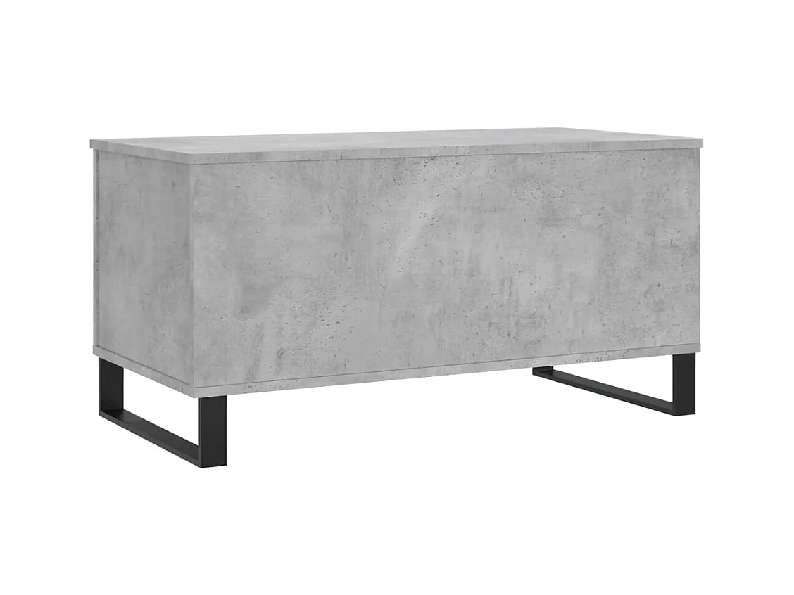 Mesa de centro 90x44,5x45 derivados de madeira cinzento cimento