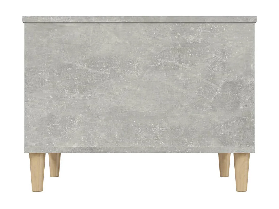 Table basse Gris béton 60x44,5x45 cm Bois d'ingénierie