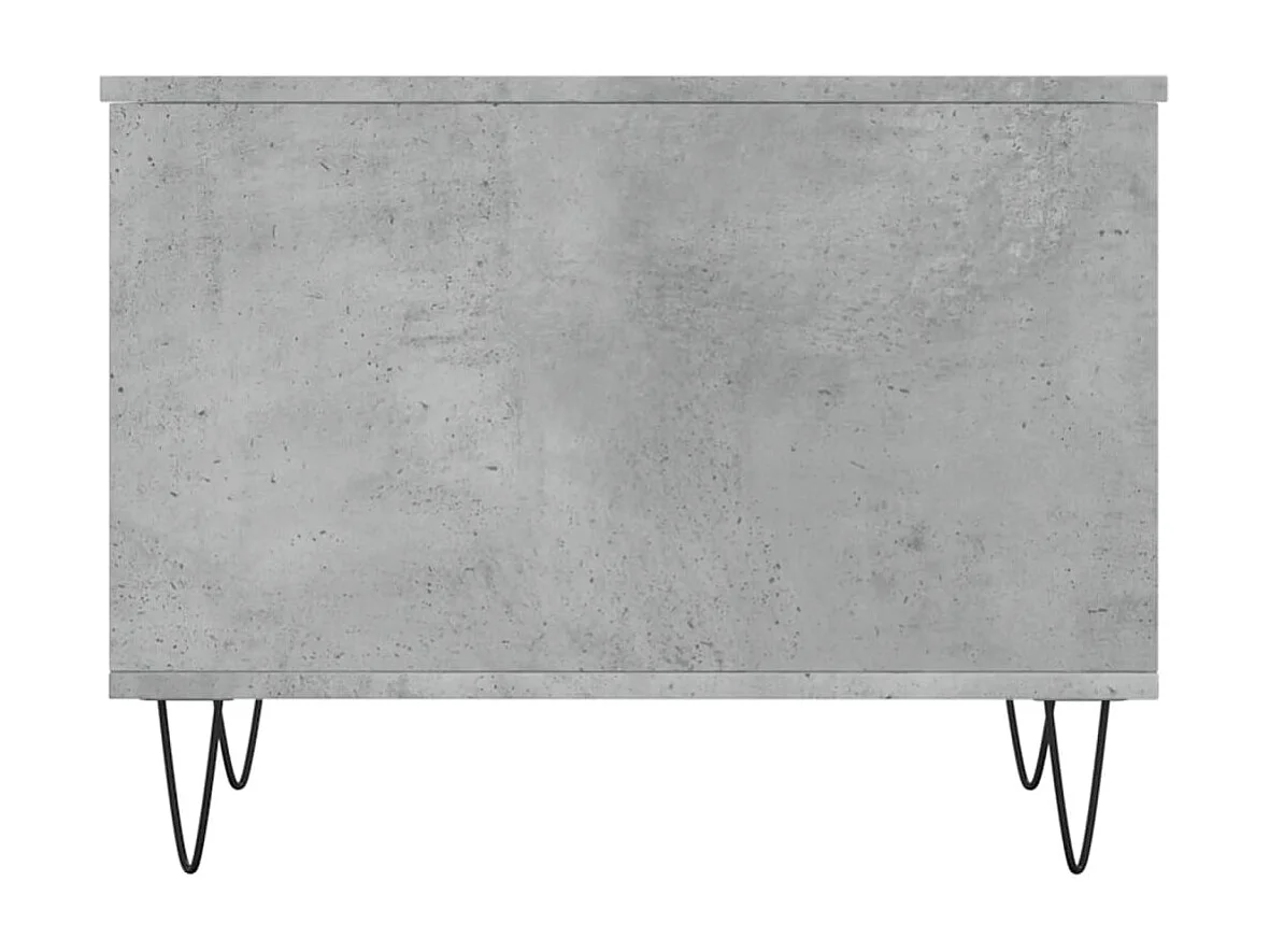 Salontafel 60x44,5x45 cm bewerkt hout betongrijs