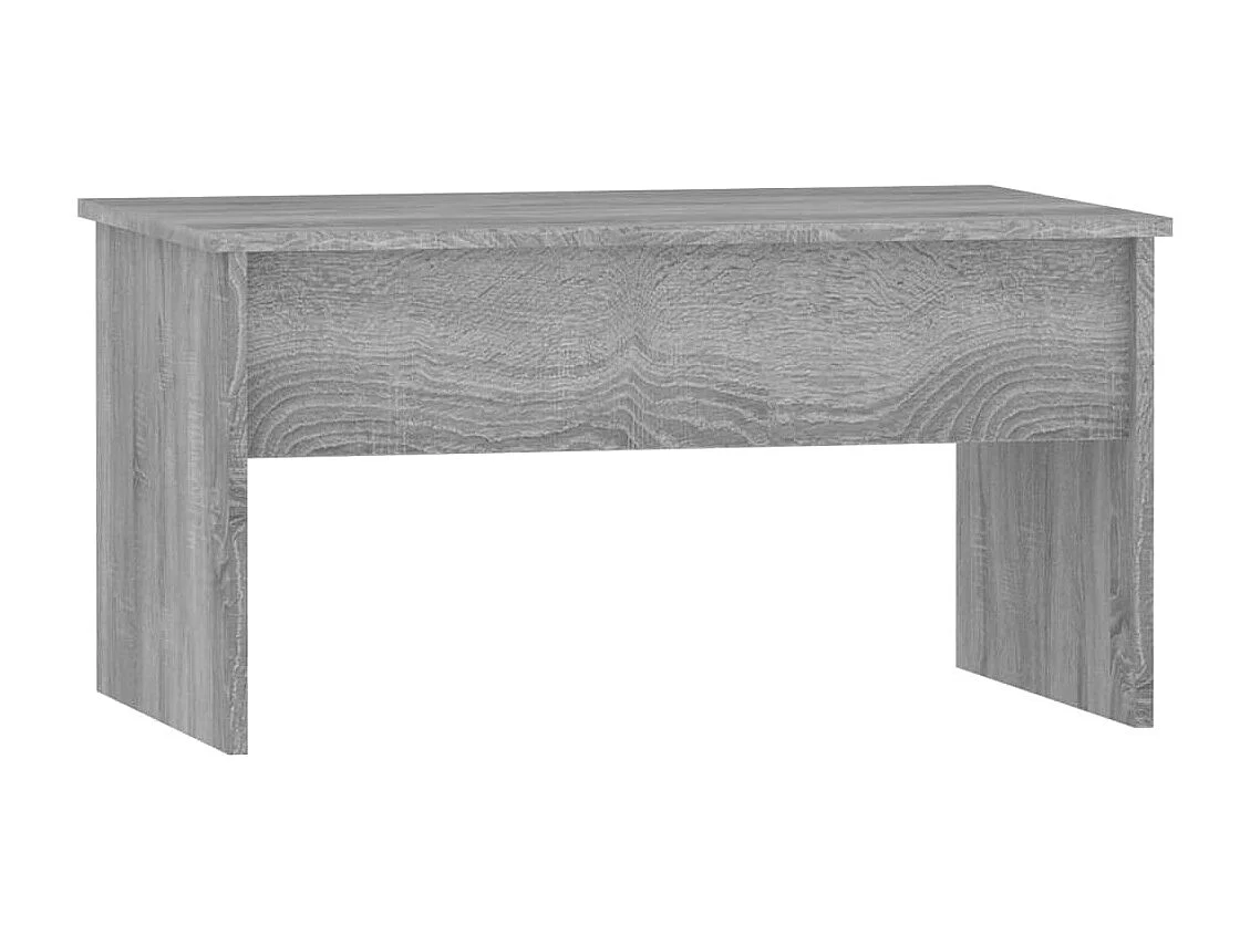 Table basse Sonoma gris 80x50,5x41,5 cm Bois d'ingénierie