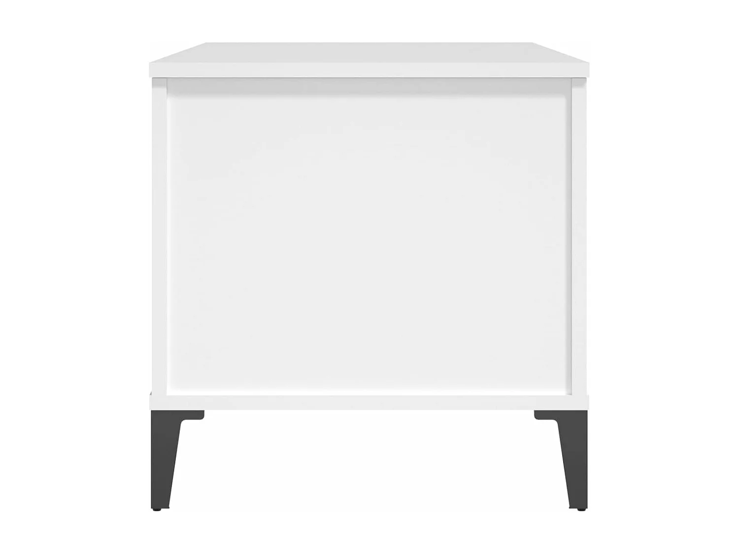 Salontafel 90x44,5x45 cm bewerkt hout wit